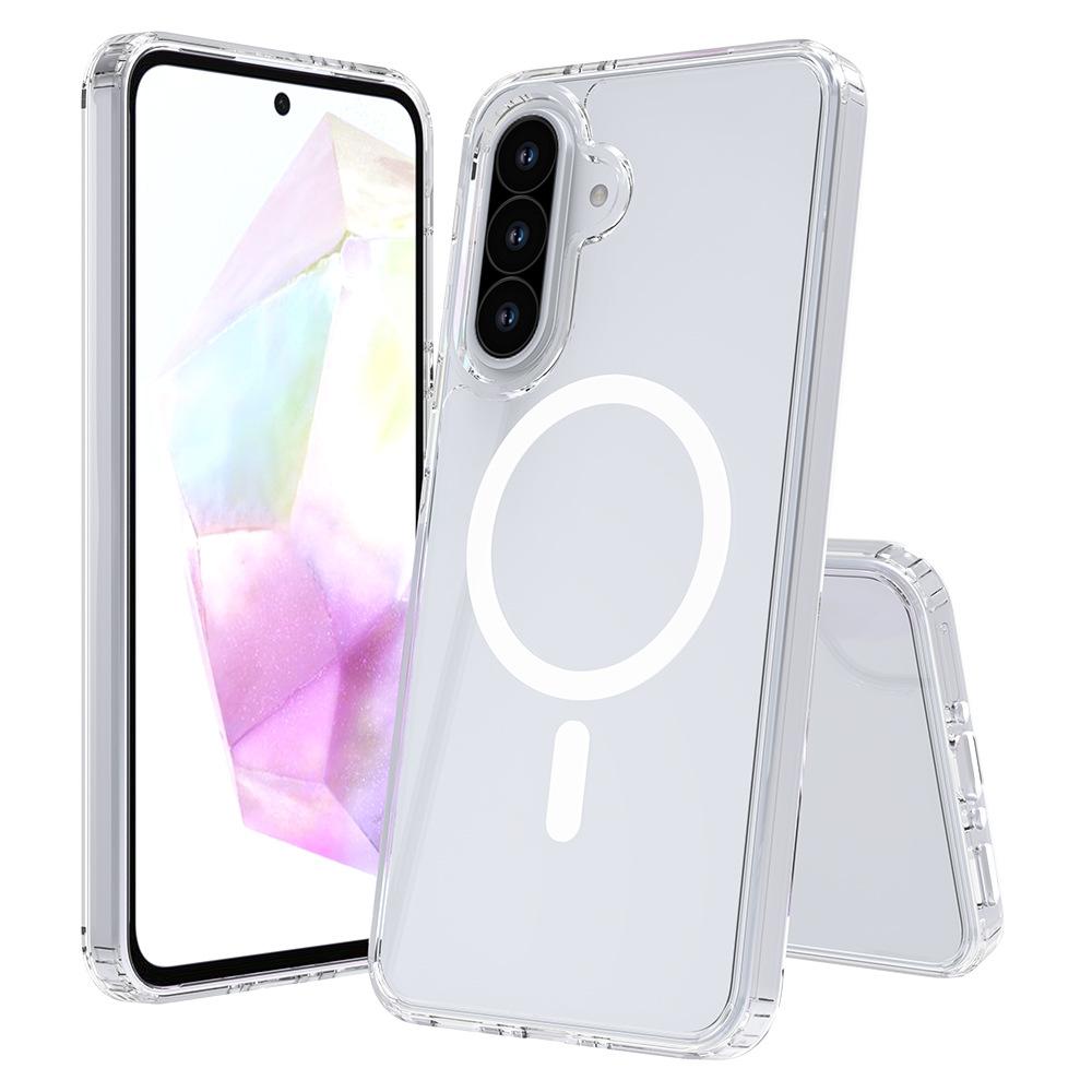 For Samsung A36/56 Anti-scratch Magnetic Two-in-one Transparent Mobile Phone Case Acrylic A06 5g Protective Cover