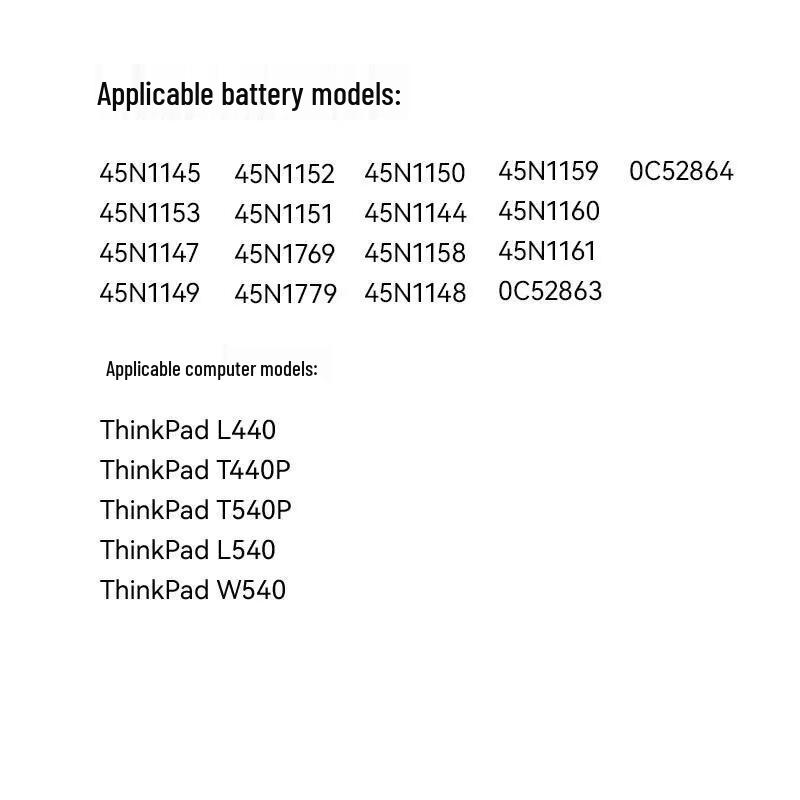 llano Replacement Laptop Battery for Lenovo ThinkPad T440P Series