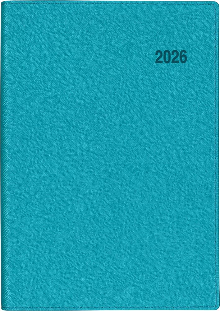 Hakubunkan 2026 A6 Monthly Index 785 December SD-15 Planner, Turquoise, No. (Starts 2025)