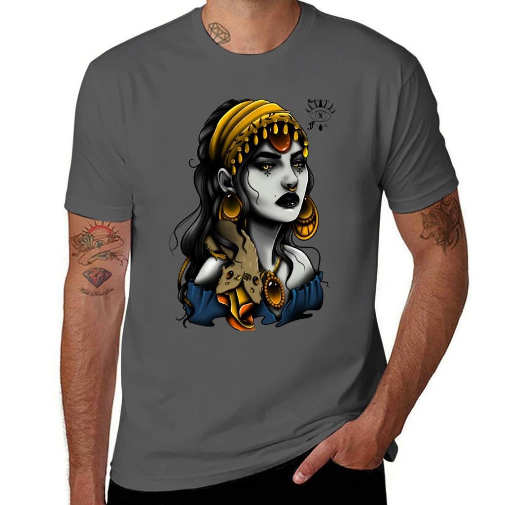 Gipsy Witch Tshirt Anime Tshirt Unisex T Shirts High Quality Luxury Brand Tshirt
