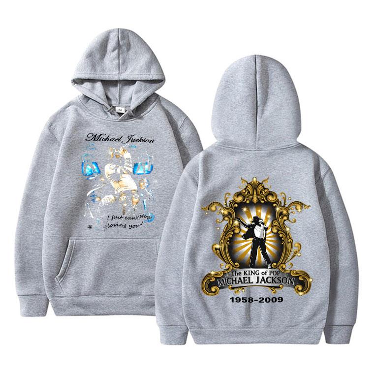 The King Of Pop Michajackson Graphic Hoodie Men Women  Vintage Gothic Rock Sweatshirt Male Punk Oversized Tracksuit Hoodies