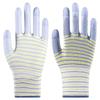 UOSU Zebra Pattern Rubber Coated Work Safety Gloves