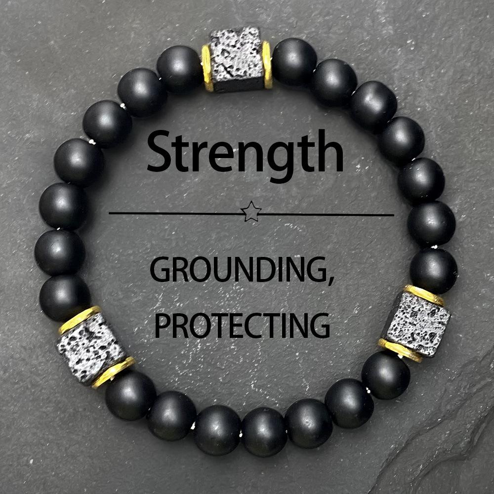 Handmade Light Luxury Mixed Natural Stone Beaded Bracelet For Unisex Daily Wear 1pc
