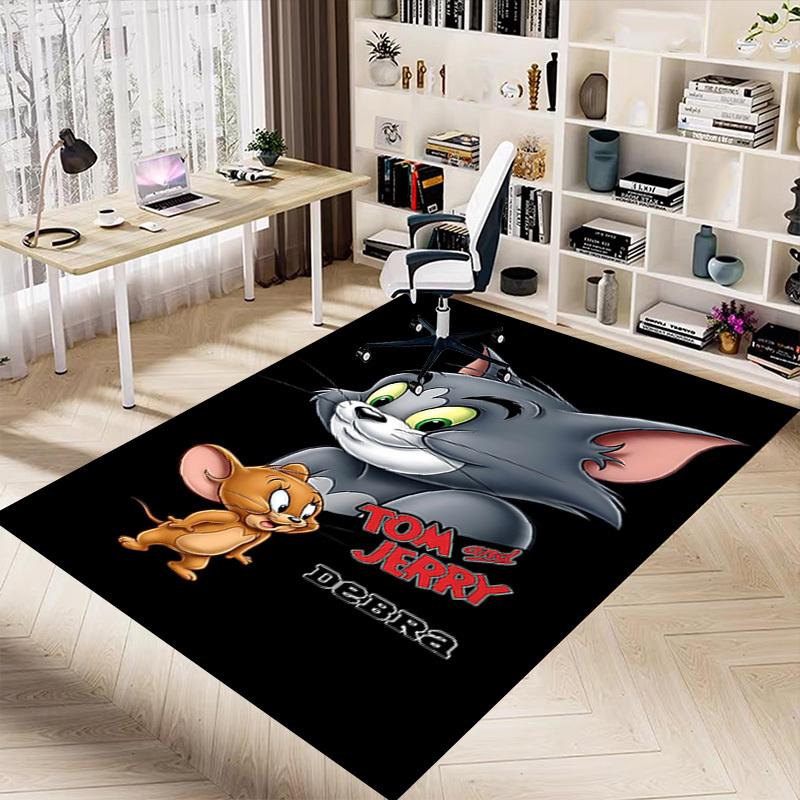 1pc Tom Tom and Jerry Jerry Carpet, for Home & Office Decor, Desk Chair Carpet, Festive GiftL1466
