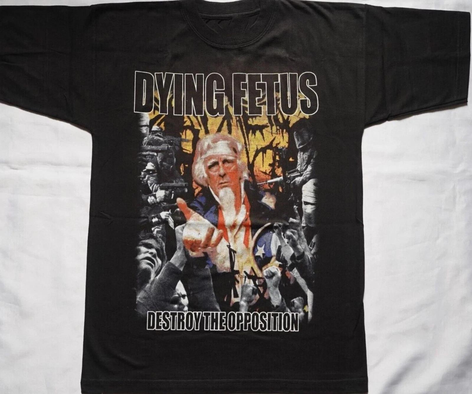DYING FETUS - Destroy the opposition T-shirt Unisex Cotton tee XL