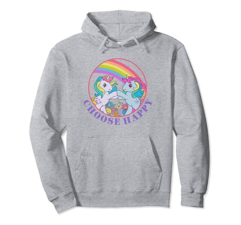 My Little Pony Retro Pony Duo Choose Happy Rainbow Circle Hoodie