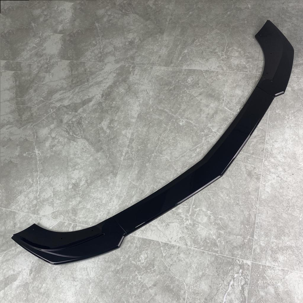 3 Stück Hochglanz Schwarz Auto Frontstoßstange Splitter Lippe für Mercedes-Benz C-Klasse W204 S204 Facelift 2011-2014 AMG Line Tuning Bodykits