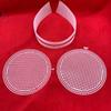 1Pcs Bag Making Diy Handcraft Bags Weaving Material Latch Hook Bags Made Plastic Grid Hook Plastic Weaving Mesh Cloth