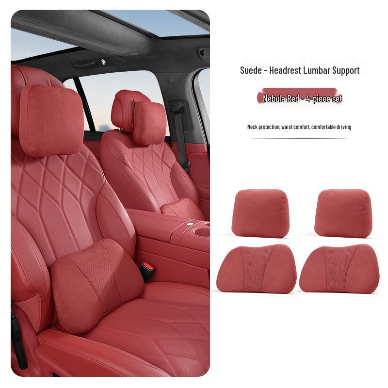 Cadillac XT5/XT4/CT5/CT6/XT6/IQ Lyriq Optiq Neck Pillow & Lumbar Support Headrest