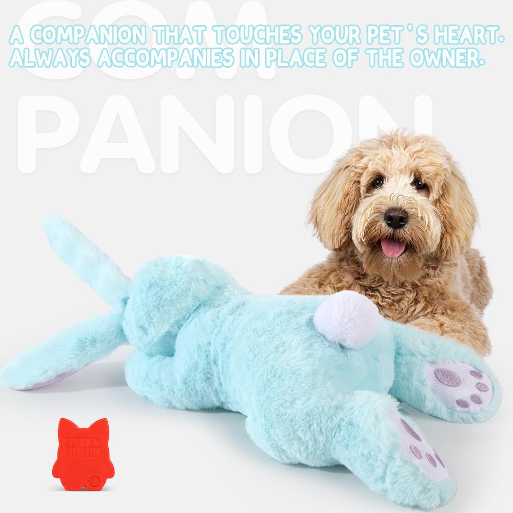 Rabbit Heartbeat Dog Toy for Puppy,Dog/Cat Behavioral Sleep Aid Puppy Toys,Puppy Heartbeat Stuffed Animal