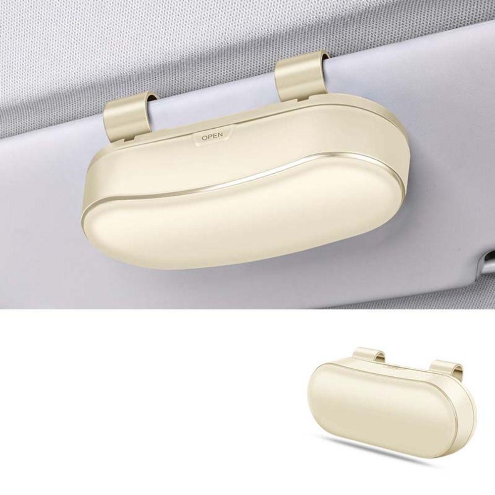 Eyeglass Case Car Sunglasses Holder Portable Eyeglasses Protection Box  Car Interior Accessories