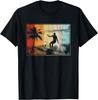 Beach Surfing Surfboard Vintage Retro Surfboarder Surfer Gift Unisex T-Shirt