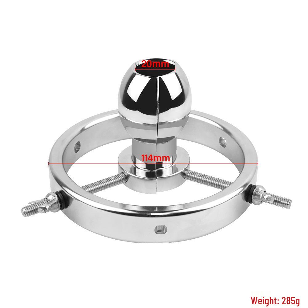 Pleasure Metal Anal Expander Plug for Men & Women - Rear Garden Stimulation & SM Training Toys