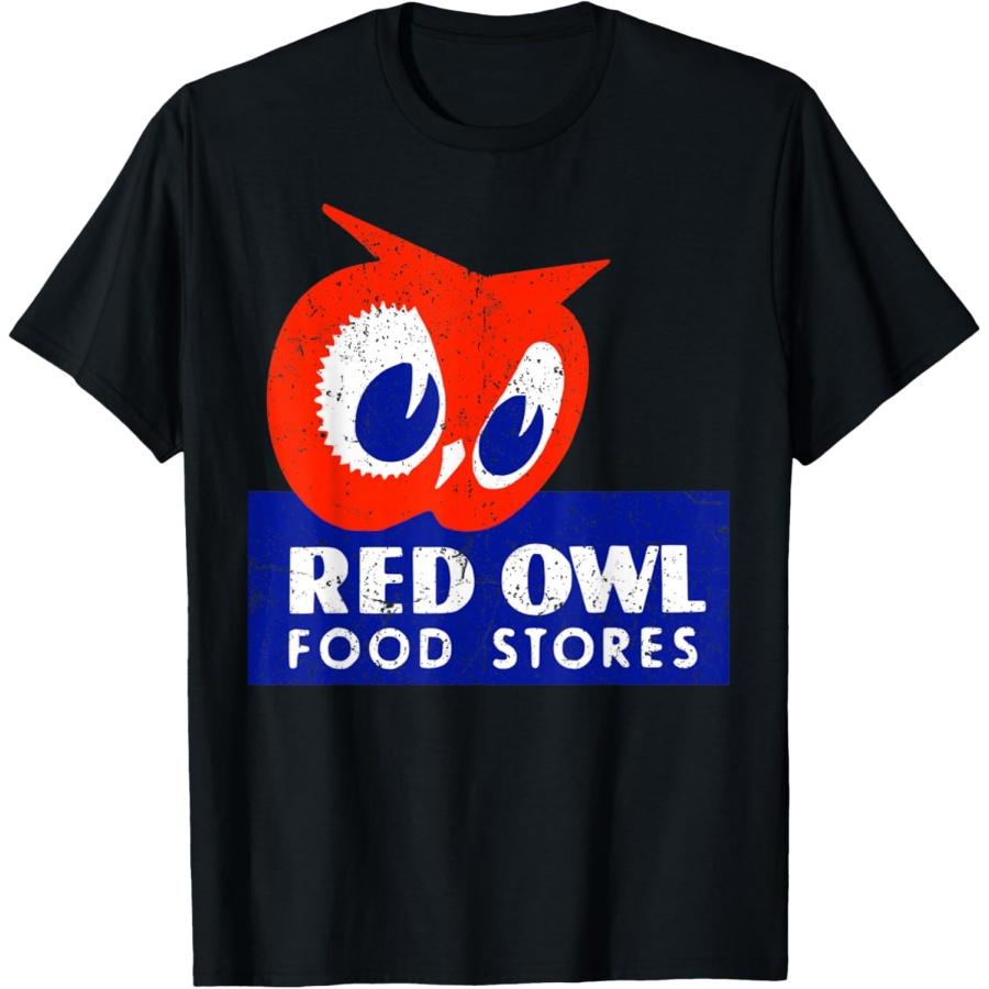 Vintage Red Owl Groceries Defunct Grocery Store T-Shirt XXXXXL чёрный