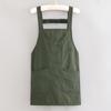 Waterproof Kitchen Apron With Multiple Pockets Straps Perfect For Home Cooking Baking Coffee Shop Work