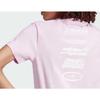Originals Multiple Logo Orchid Fusion XL IJ6013 Pink [Adidas] T-Shirt Women's (Bust 87-90cm)