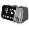 Bedside Alarm Clock DAB/FM Radio Digital LED Clock Large Sn Dual Alarm Clock Dual USB Radio Sleep Timer FM Radio Clock