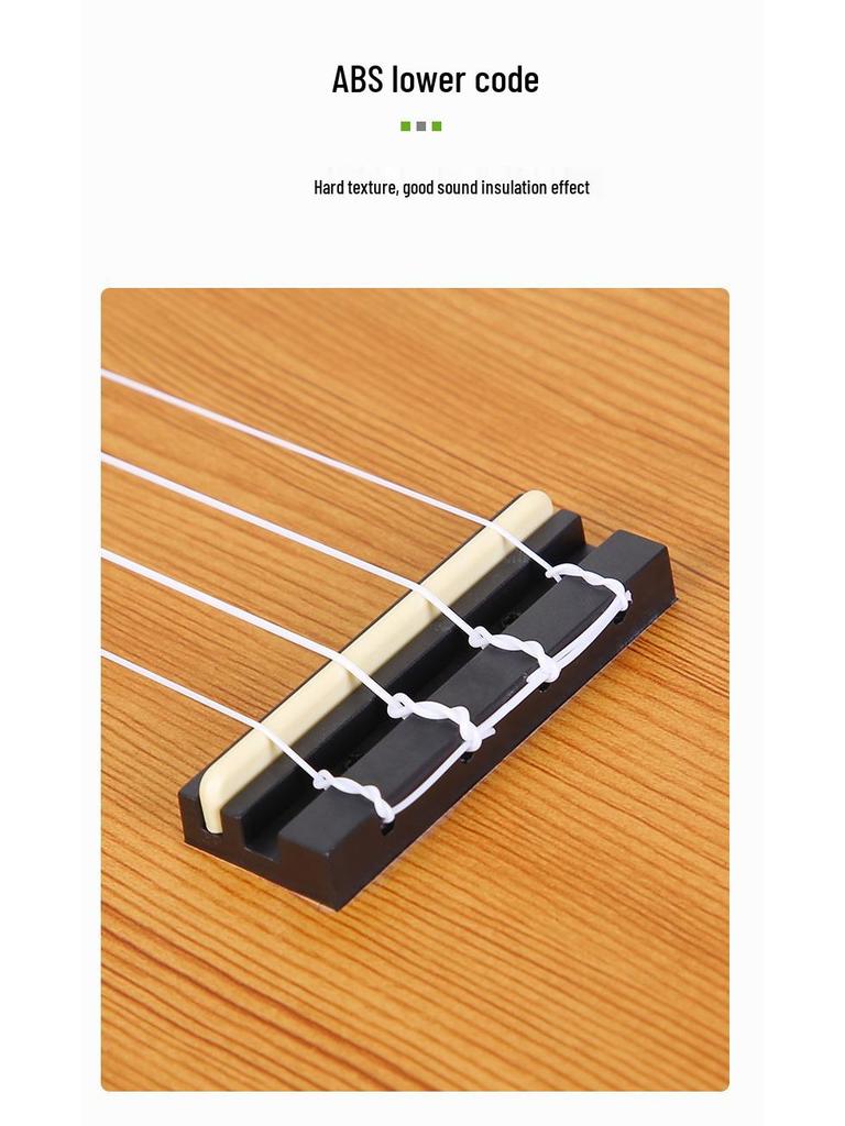 21-Inch Natural Wood Children's Ukulele Four-String Guitar Instrument