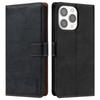 For iPhone 14 Pro Max Case PU Leather Magnetic Clasp Shockproof Cover