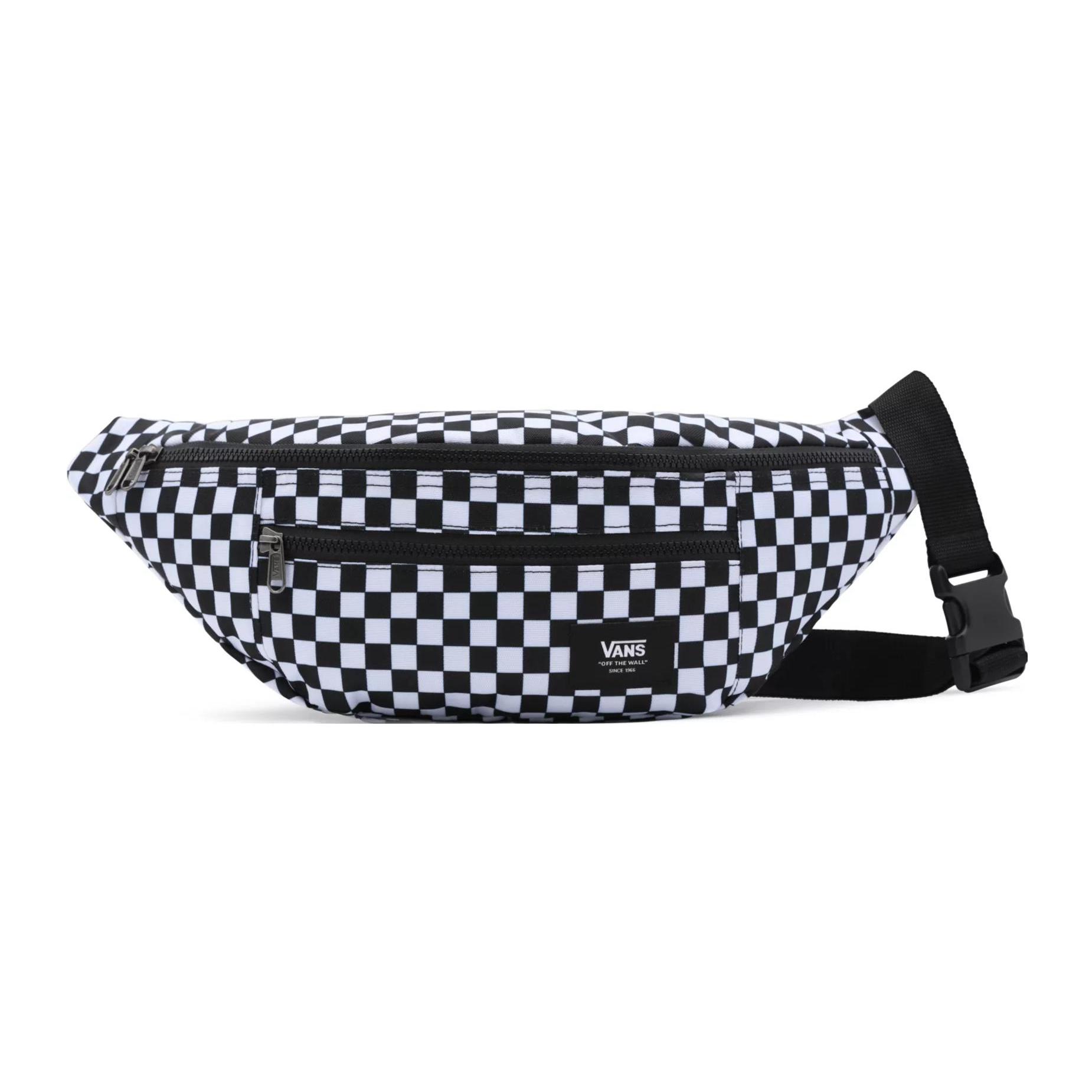 

New Vans Ward Nylon Sports Bag, Sling Bag, Fanny Pack, Crossbody Bag Regular Unisex Black White VNOA2ZXXHUO 14.0*9.4*11.4CM