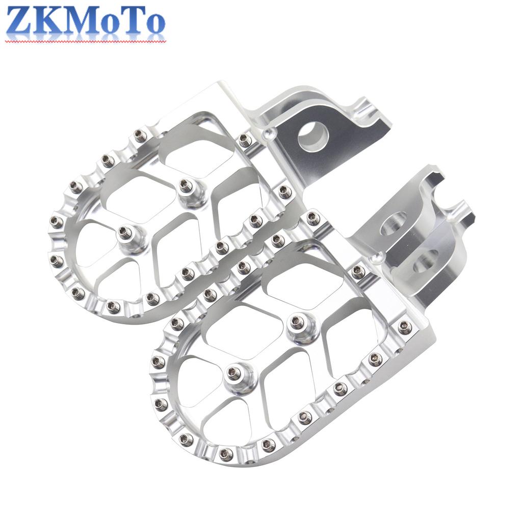 Motorcycle CNC Foot Rests Footrest Footpegs Pegs Pedals For KAWASAKI KX250 KX450 KX250F KX450F KX250X KX450X KLX450R 2007-2022