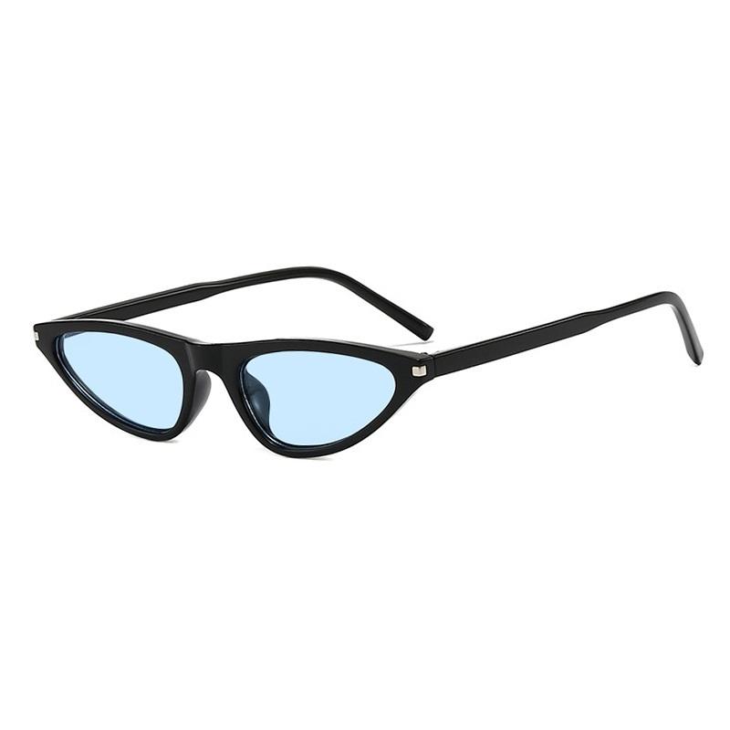 

Vintage Retro Small Cat Eye Sunglasses for Women Men Rivets Sunglasses Fashion Eyewear Luxurious Sun Eyeglasses UV400 Brand Oculus Female Gafas as picture