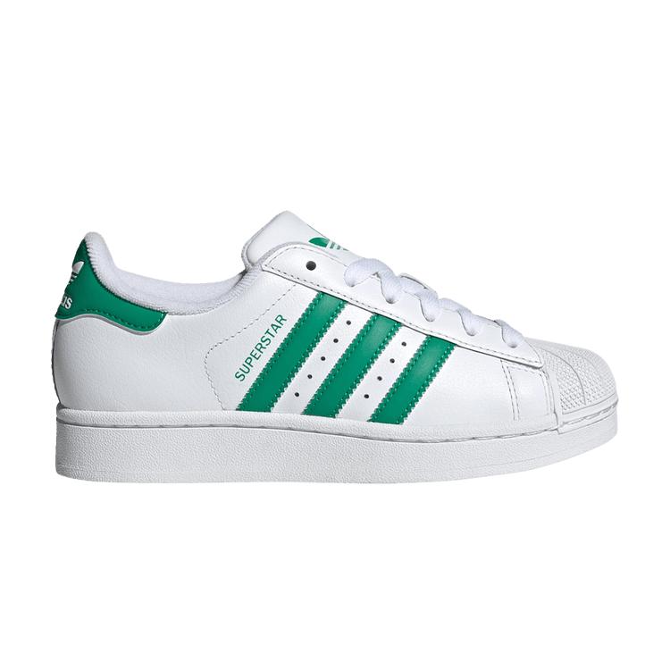 

adidas Superstar 2 J White Court Green Kids Sneakers Cloud-White JH7897 36⅔