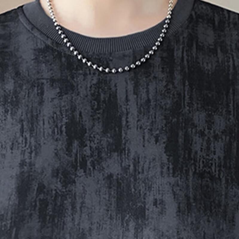 PLAYBOY Men's Gradient Casual Round Neck Sweatshirt