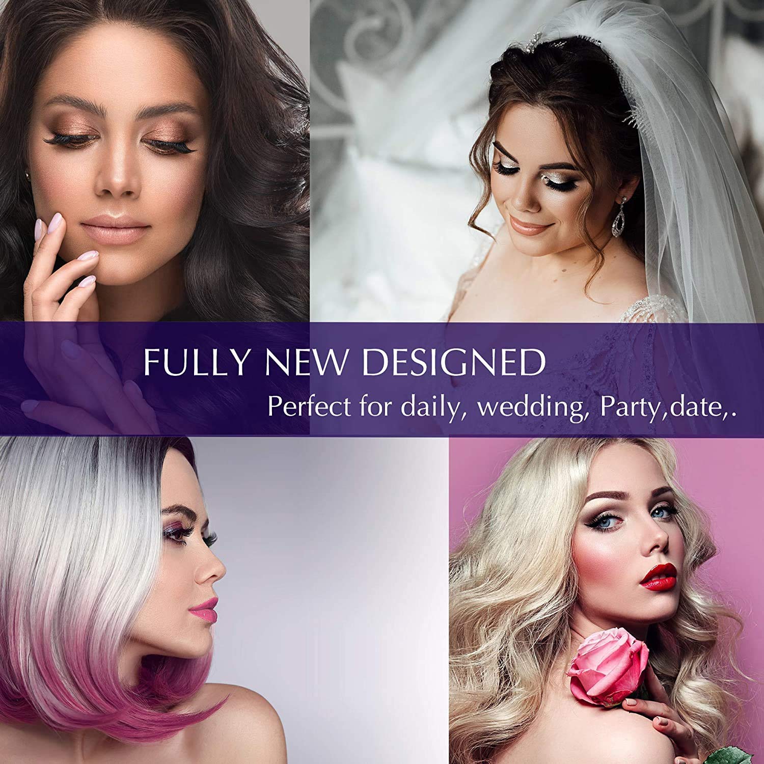 5 пар 6D искусственных накладных ресниц — фото 6