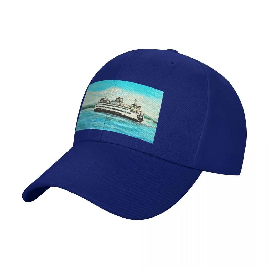 Ferry Painting Baseball Cap Ball  Sunscreen New In The Hat Hats Man Womens
