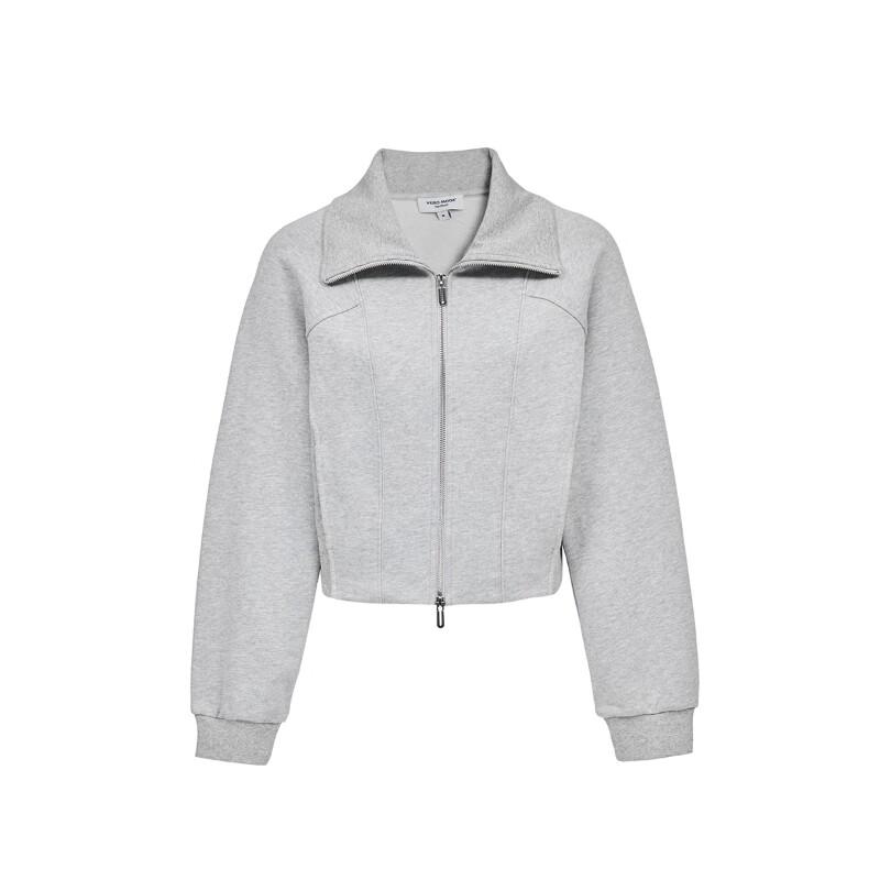 VEROMODA 2026 Spring Double-Zip Waist-Cinching Short Jacket