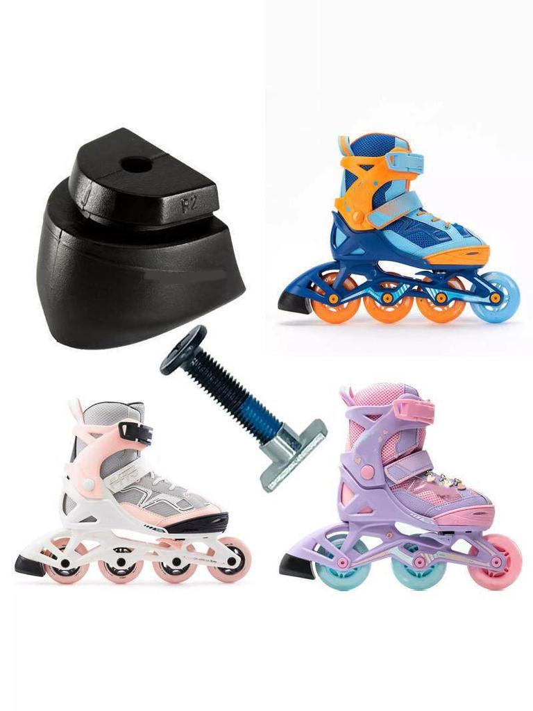 Children's Inline Skate Rubber Brake Pad for Boys and Girls - Wear-Resistant Brake Head for Roller Skates