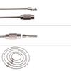 Homeglen Stainless Steel Wire Loop Keyrings (20 Pack)