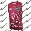 AFL Brisbane Lions Official Replica Home Training Heritage Guernsey Sleeveless Football Shirt BBFFC Fan Apparel