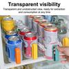 1Pcs Beer Soda Drink Can Storage Box Kitchen Fridge Drink Bottle Holder Fridge Refrigeration Storage Organizer Rack Shelf