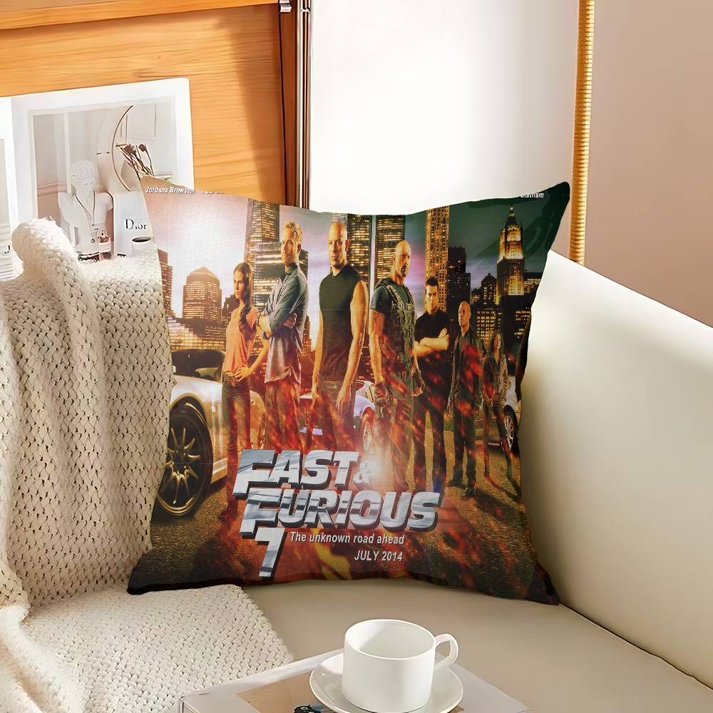 F-Fast & F-Furious pillow cover sofa cushion cover home room decoration children gift