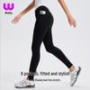 Unisex Mesh Compression Running Tights - Elastic High Waist, Spring/Summer Fit