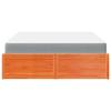 Lit avec matelas - Maison Exclusive - Bois de pin massif - 160 x 200 cm - Matelas à ressorts ensachés