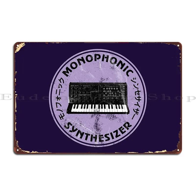 

Analogue Synthesizer Vintage Retro Synth Art For Electronic Musician Metal Sign Club Design Cinema Create Tin Sign Poster 20x30cm