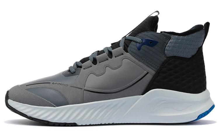 Li Ning Soft Zero WNTR Zero WNTR На флисовой подкладке Амортизация Отскок Низкие Повседневная Обувь Мужская Серая AGLR237-2 39