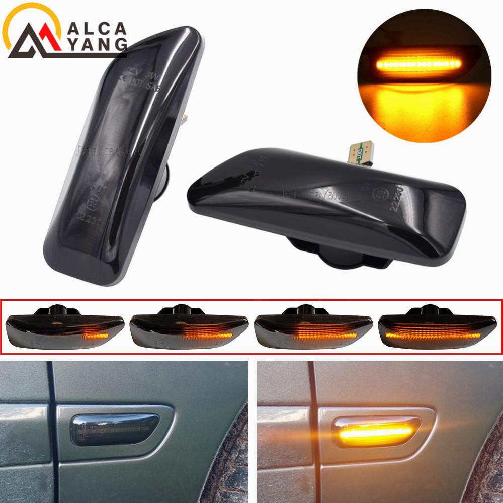 2Pcs Amber LED Side Marker Blinker Turn Signal Light For Volvo XC90 S80 XC70 V70 S60 2001-2009 30722641 3072264