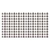 200 Sets Chicago Screws 9.5x8mm Uniform Coating Brass Lther Screw Rivets Round Hd Copper Rivets Fasteners