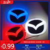 2025 Heißes Auto 4D LED-Licht Heckemblem Aufkleber Abziehbilder für Mazda Logo 2 3 6 RX8 RX7 CX7 8 CX5 MX5 323 Emblem Dekoration Auto Zubehör