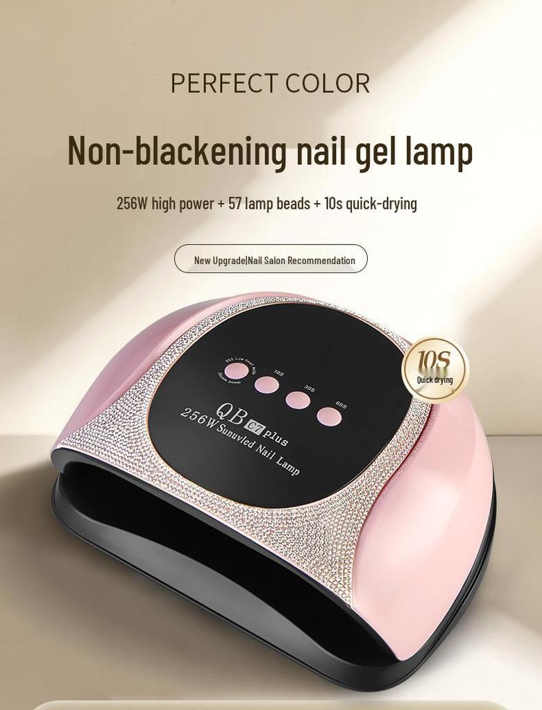 256W High Power UV/LED Dual Light Nail Curing Lamp