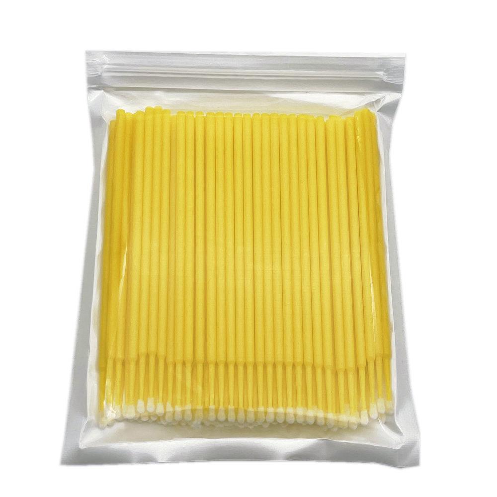 100 Stück Dental Einweg Mikro-Applikator Pinsel Wattestäbchen Wimpernverlängerung Werkzeuge Make-up Applikator Entferner Werkzeug