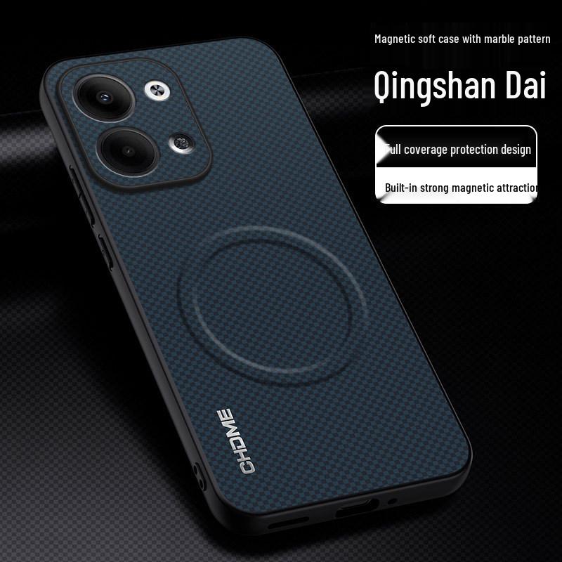 

OPPO Reno 9 Pro+ Full Coverage Anti-drop Magnetic Phone Case with Mark Texture Reno 9 Pro зелёный
