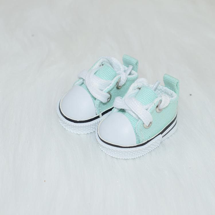 15cm Cotton Doll Shoes for BJD Dolls, 6 Points, 30cm Jointed Dolls, Dress-Up Accessories, 4.5cm Canvas Shoes