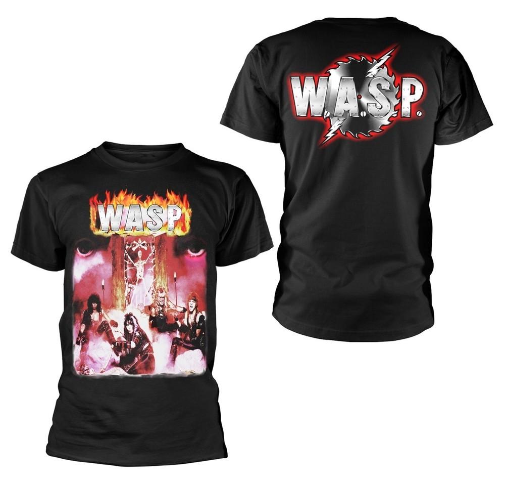 Authentic W.A.S.P. First Album Cover Logo T-Shirt S-2XL NEW Unisex T-Shirt M