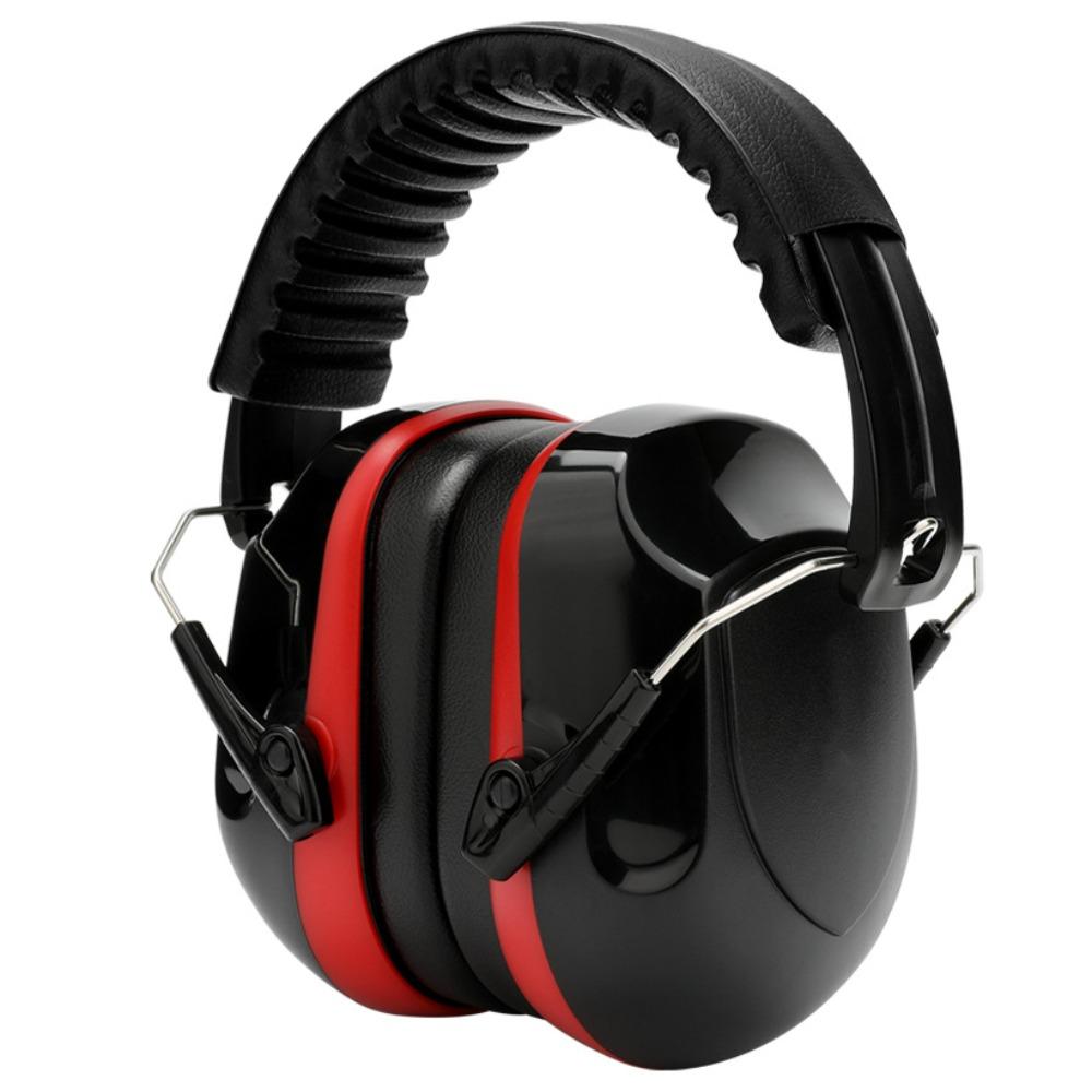 SNR-34dB Anti-Noise Earmuffs Foldable Ear Defenders Adjustable Head Earmuffs  Student Children
