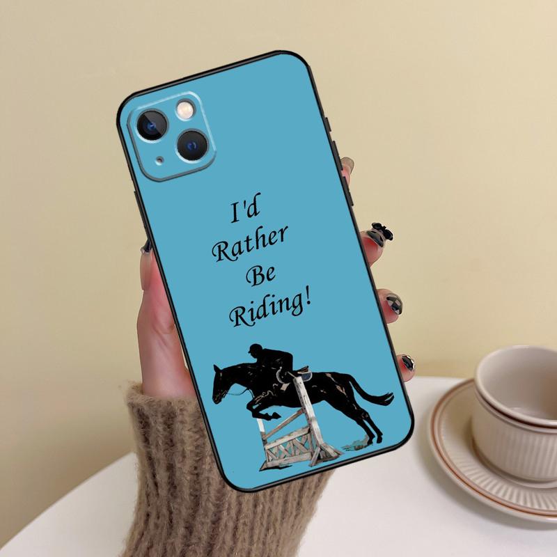 Horse Pony Pattern Phone Case For iPhone 15 14 Plus 11 12 13 16 Pro Max Mini 7 8 X XR XS Max Cover